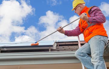 Flint Mountain soft wash roof cleaning
